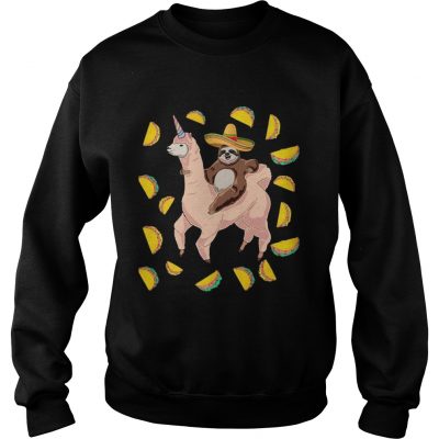 Funny Cinco De Mayo Llamacorn sweatshirt