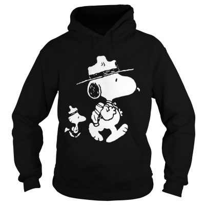 Funny Snoopy Woodstock Camping Gift hoodie