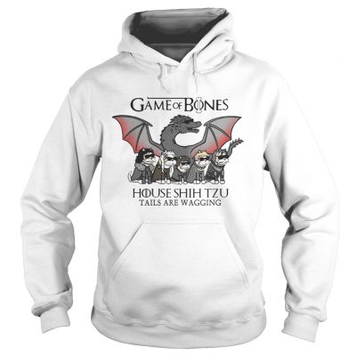 Game of Bones house Shih Tzu tails are wagging hoodie