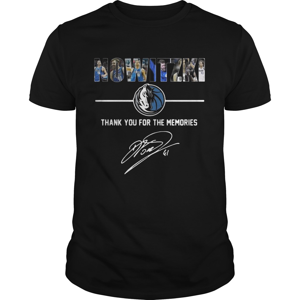 Dirk Nowitzki Thank You For The Memories shirt