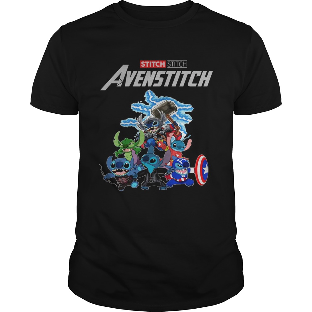 Marvel Avengers endgame Stitch Avenstitch tshirt