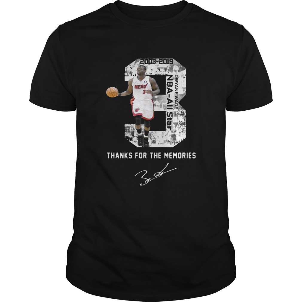 Miami Dwyane Wade Thank You For The Memories shirt