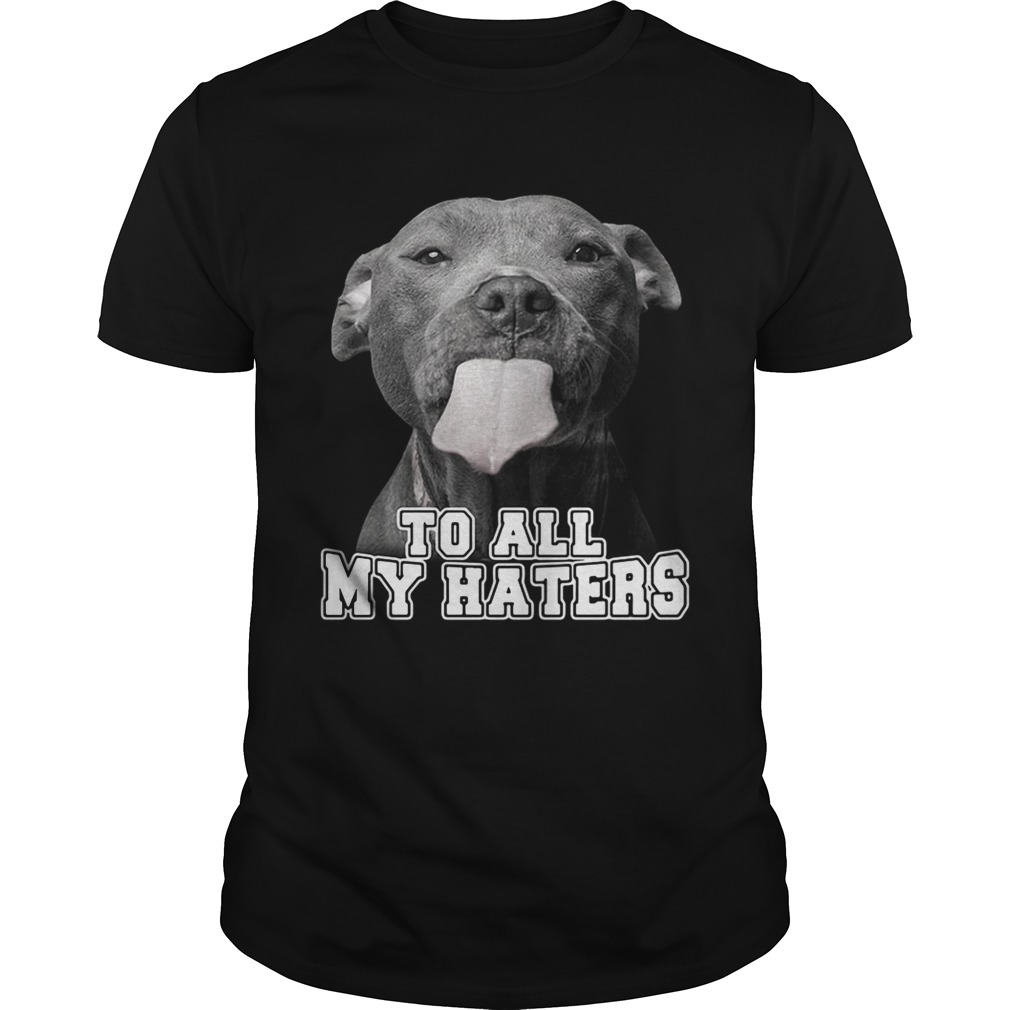 Pitbull to all my haters tshirt