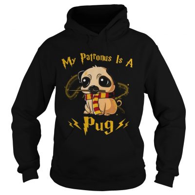 Harry potter my patronus is a Pug Hoodie