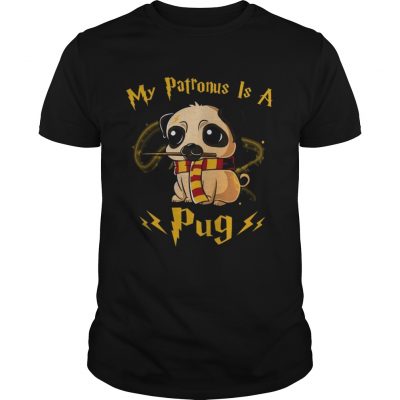 Harry potter my patronus is a Pug Unisex Shirt