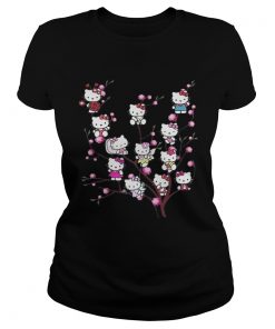 Hello Kitty pussy willows ladies tee