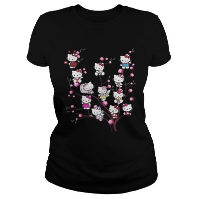 Hello Kitty pussy willows ladies tee