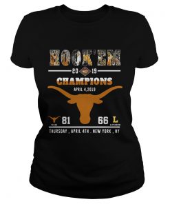 Hookem 2019 NIT Champions Texas April 4 2019 81 Lipscomb 66 ladies tee