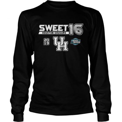 Houston Cougars 2019 NCAA Basketball Tournament March Madness Sweet 16 longsleeve tee