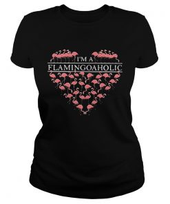 Im a flamingoaholic ladies tee