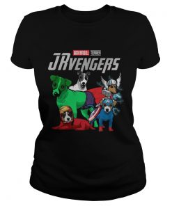 Jack Russell Terrier JRvengers Avengers endgame ladies tee