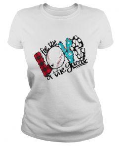 Love For The Baseball Game For Baseball Lover ladies tee