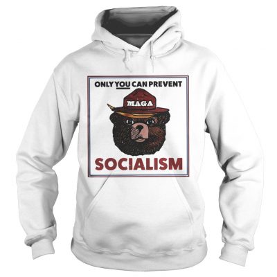 MAGA Bear only you can prevent socialism hoodie