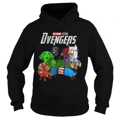 Marvel Avenger Endgame Dvengers Dachshund hoodie