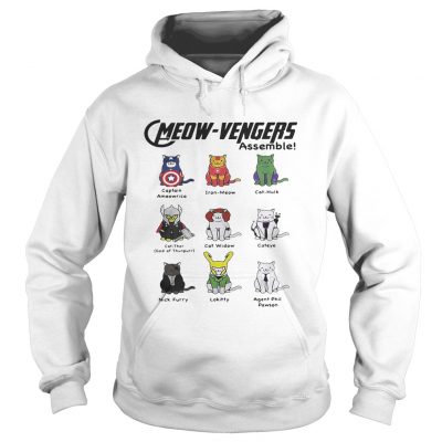 Marvel Cats Meowavengers assemble hoodie