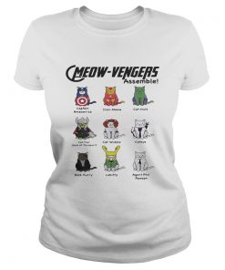 Marvel Cats Meowavengers assemble ladies tee