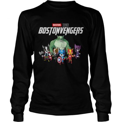 Marvel Endgame Terrier Terriervengerss Longsleeve Tee