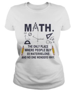 Math The Only Place where People Buy ladies tee