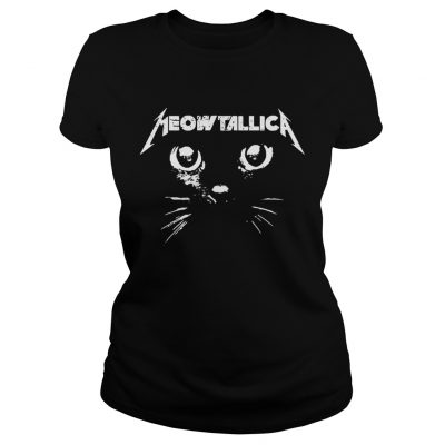 Meowtallic ladies tee