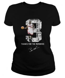 Miami Dwyane Wade Thank You For The Memories ladies tee