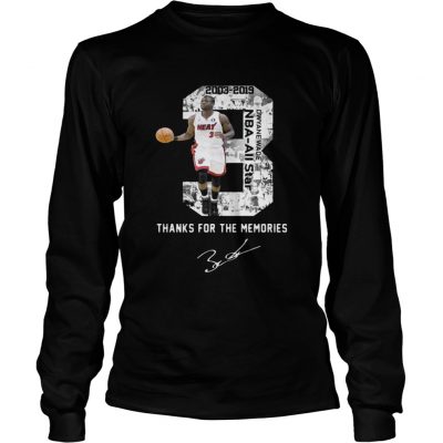 Miami Dwyane Wade Thank You For The Memories longsleeve tee