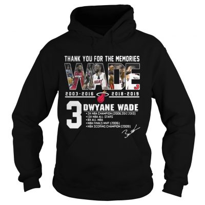 Miami Heat Dwyane Wade Thank You For The Memories hoodie