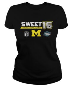 Michigan Wolverines 2019 March Madness Sweet 16 ladies tee