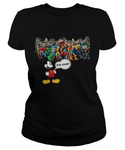 Mickey mouse Marvel Endgame ladies tee