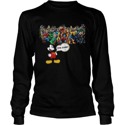 Mickey mouse Marvel Endgame longsleeve tee