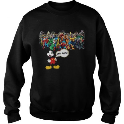 Mickey mouse Marvel Endgame sweatshirt