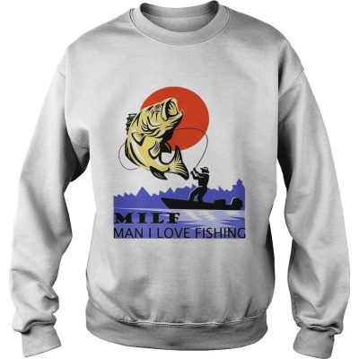 Mife Man I Love Fishing White Version sweatshirt