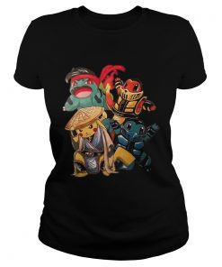 Mortal Kombat Pokemon ladies tee