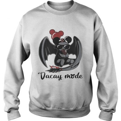 Night Fury Toothless vacay mode balloon mickey mouse sweatshirt