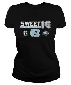 North Carolina Tar Heels 2019 NCAA Basketball Tournament March Madness Sweet 16 ladies tee