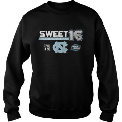 North Carolina Tar Heels 2019 NCAA Basketball Tournament March Madness Sweet 16 sweatshirt