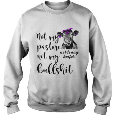 Not my pasture not my bullshit not today heifer sweatshirt