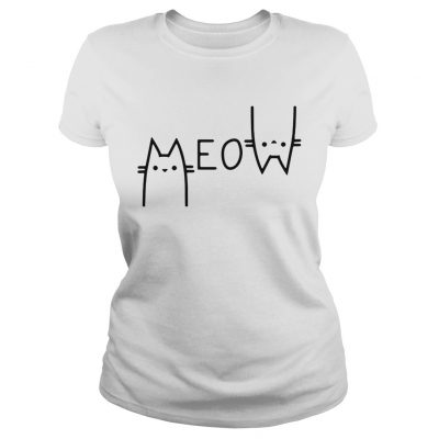 Official Cats meow ladies tee