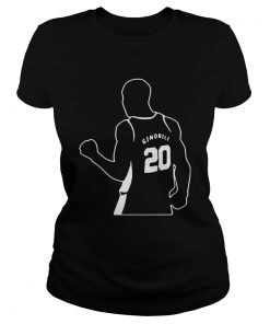 Official Gracias Manu Ginobili 20 ladies tee