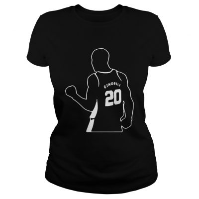 Official Gracias Manu Ginobili 20 ladies tee