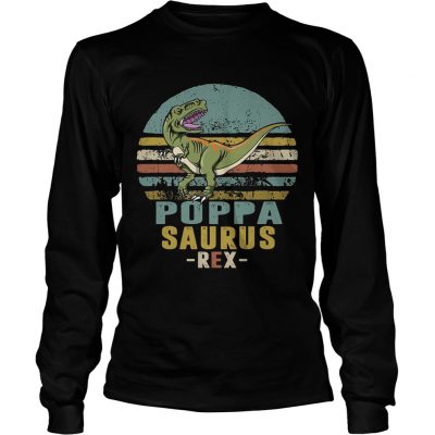 Poppa Saurus Rex longsleeve tee