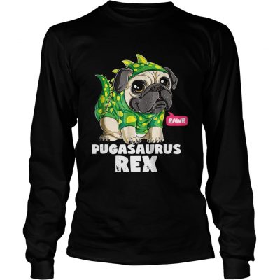 Pugasaurus Rex longsleeve tee