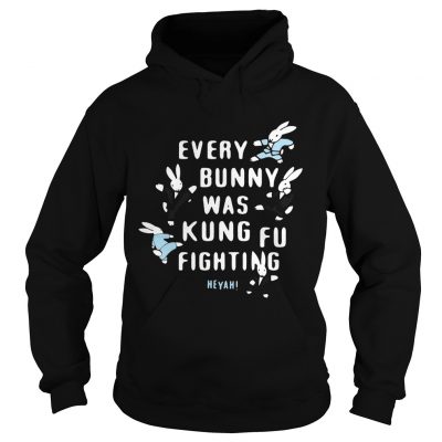 Rabbits every burning was kungfu fighting Heyah hoodie