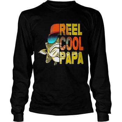 Reel cool papa fishing longsleeve tee