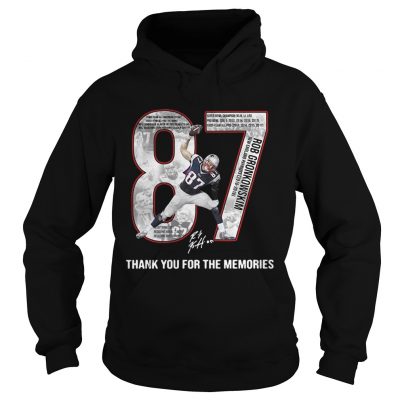 Rob Gronkowski 2010 2018 thank you for the memories hoodie