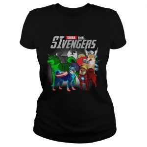 Shiba Inu Sivengers avengers endgame Ladies Tee