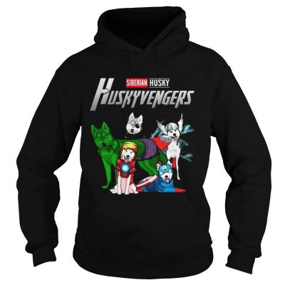 Siberian Husky Huskyvengers Avengers Endgame hoodie