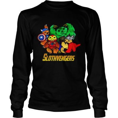 Slothvengers sloth Avengers Endgame longsleeve tee