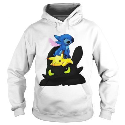 Stitch Pikachu Toothless kid hoodie