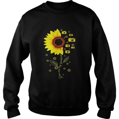 Sunflower Camera you are my sunshine sweatshirt