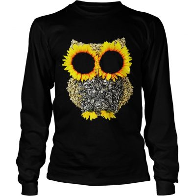 Sunflower owl longsleeve tee